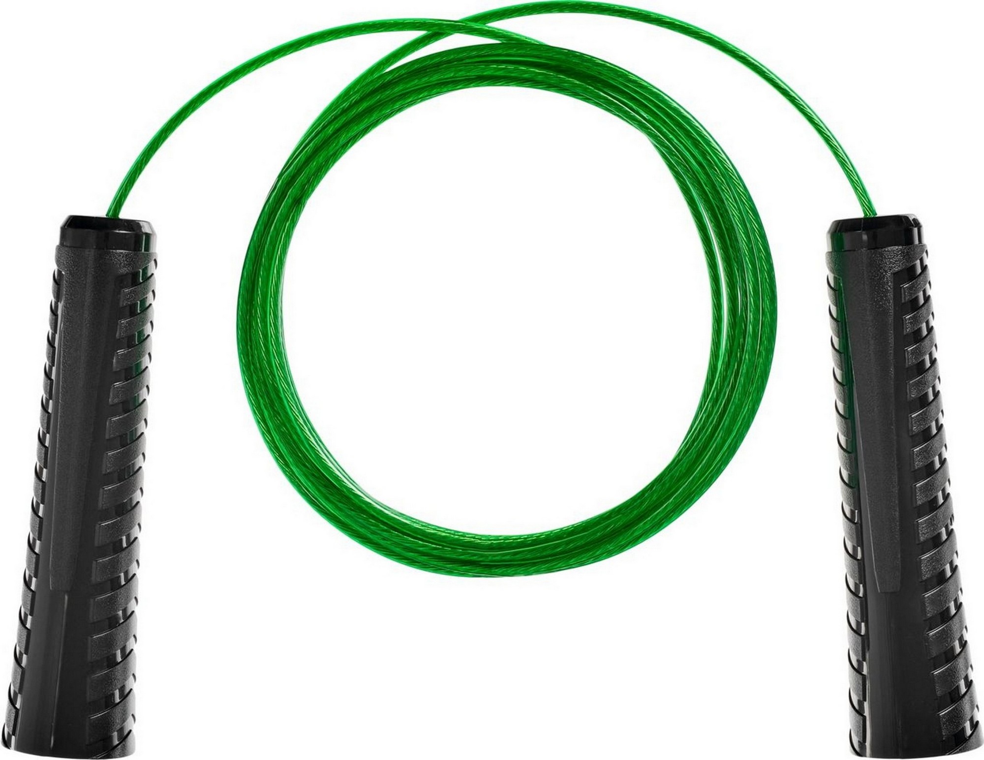 фото Скакалка с металлическим шнуром, для фитнеса bradex 3 метра sf 0877 зеленый