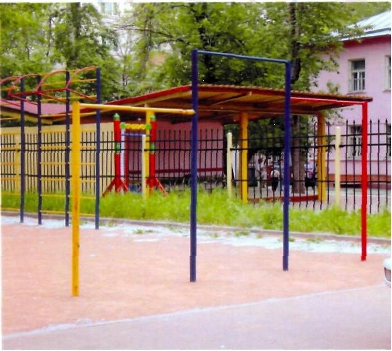 фото Турник 3-уровневый atlet 2,5х1,0 м/2,2х1,0 м/1,9х1,0 м imp-a194
