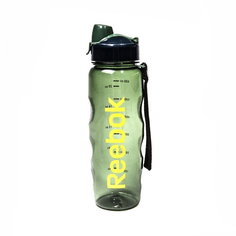 фото Бутылка для воды reebok 0,75 rabt-p75gnrebok, зеленая