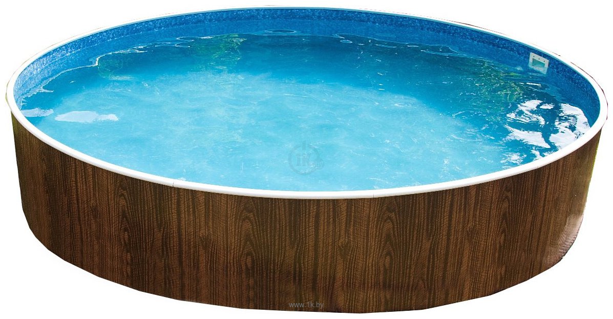 фото Морозоустойчивый бассейн azuro 400dl, круглый 3,6х1,2 м premium
