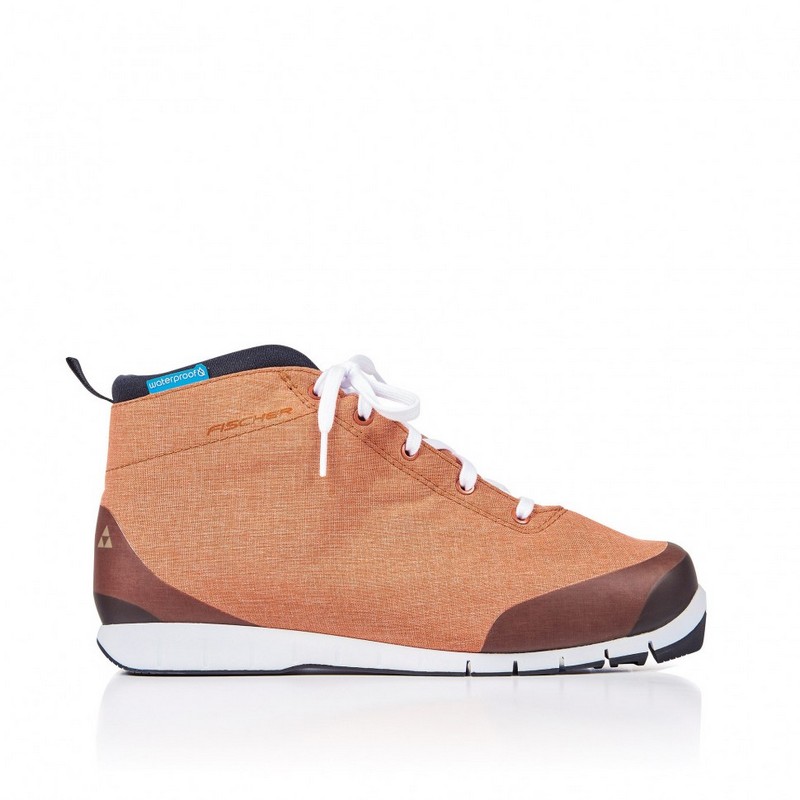 фото Лыжные ботинки fischer nnn urban cross maron (s26419) (персиковый)