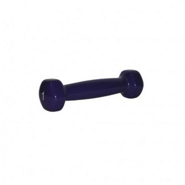 фото Гантели для аэробики в виниловой оболочке (пара) 0,45 кг inex inivd-1 фиолетовый