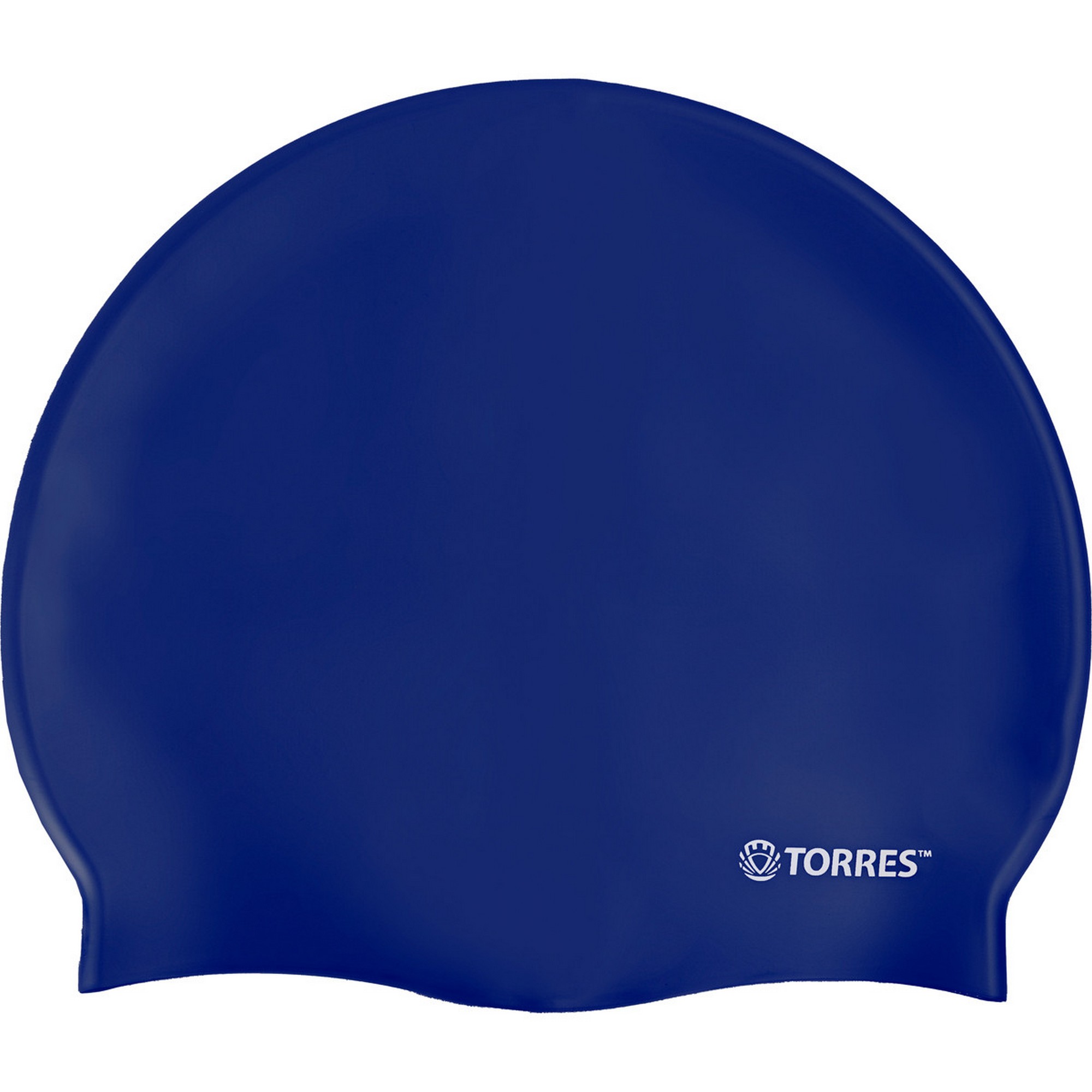 фото Шапочка для плавания torres no wrinkle, силикон sw-12203bl синий