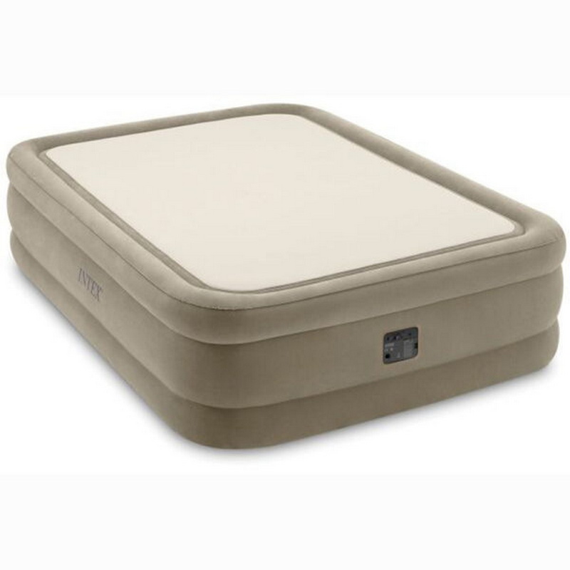 фото Надувная кровать intex premaire thermalux airbed 152х203х51см, встроенный насос 220v 64478