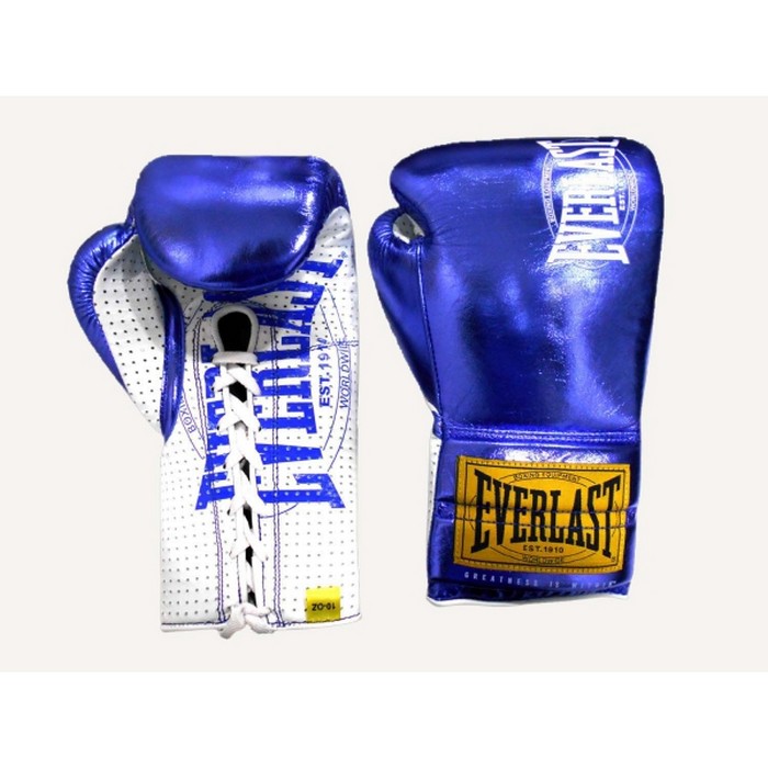 фото Боксерские перчатки everlast боевые 1910 classic 10oz синий p00001903