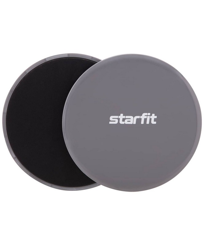 фото Глайдинг диски для скольжения core star fit fs-101 серый\черный