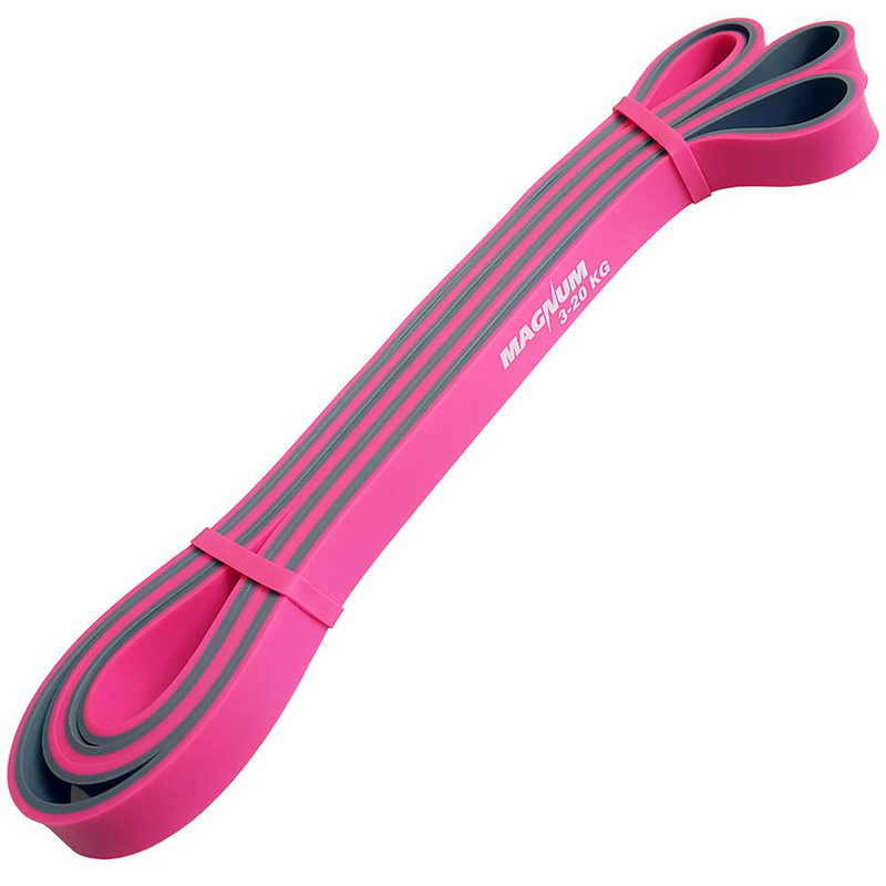 фото Эспандер-резиновая петля magnum 15mm (серо-розовый) mrb200-15