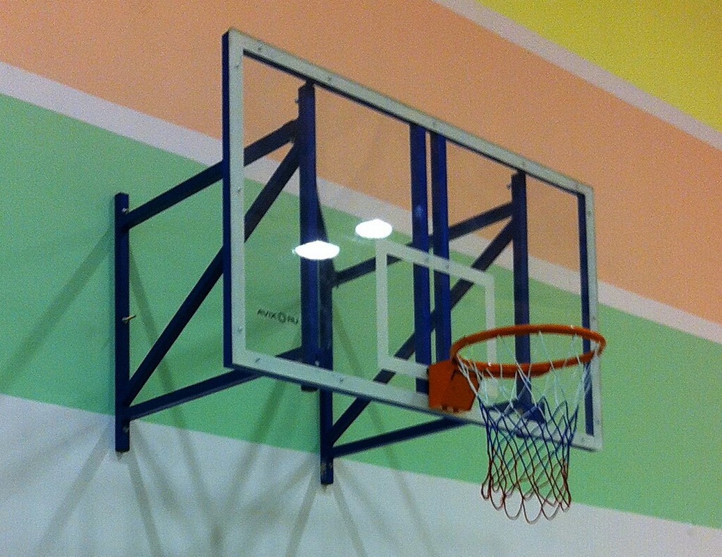 фото Комплект баскетбольного оборудования для зала гимнаст иос10-12