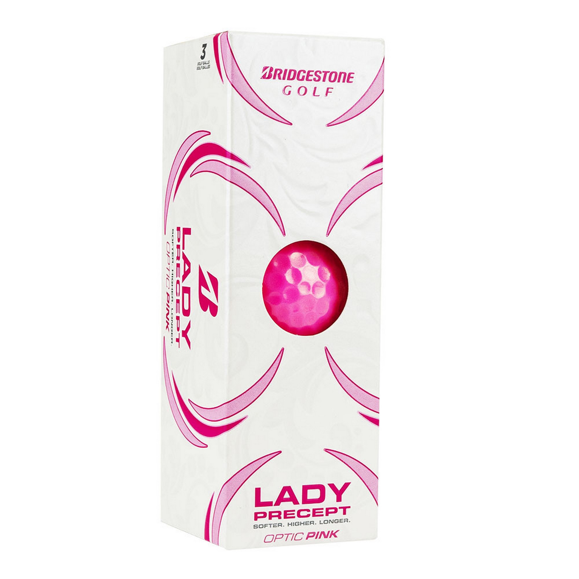 фото Мяч для гольфа bridgestone lady precept bgb1lpx розовый (3шт.)