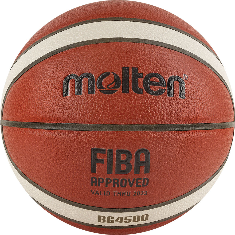 фото Мяч баскетбольный molten b6g4500, р.6, fiba appr, 12 пан, синт. кожа, нейл.кор,кор-беж-чер