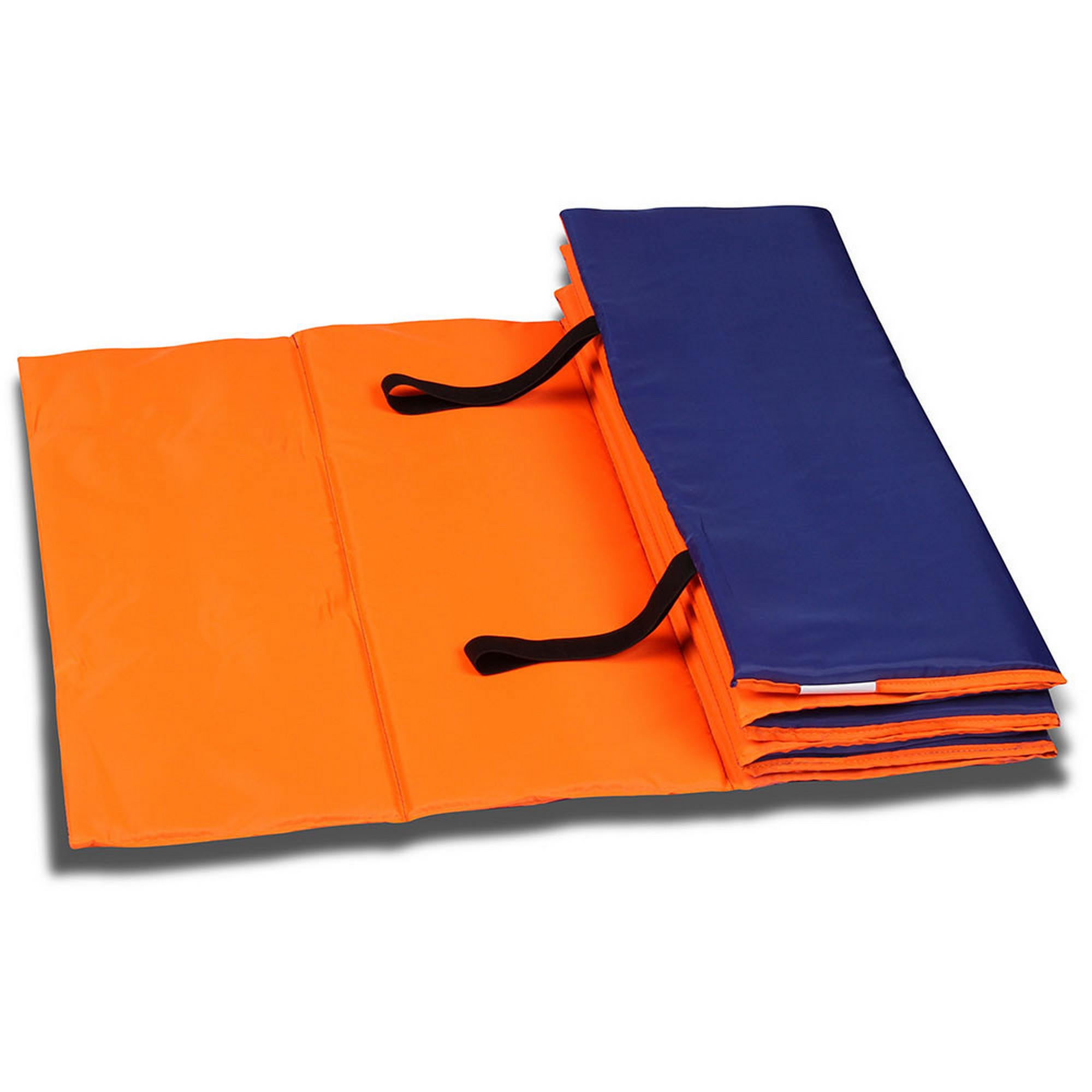 фото Коврик гимнастический indigo полиэстер, стенофон sm-042-obl оранжево-синий