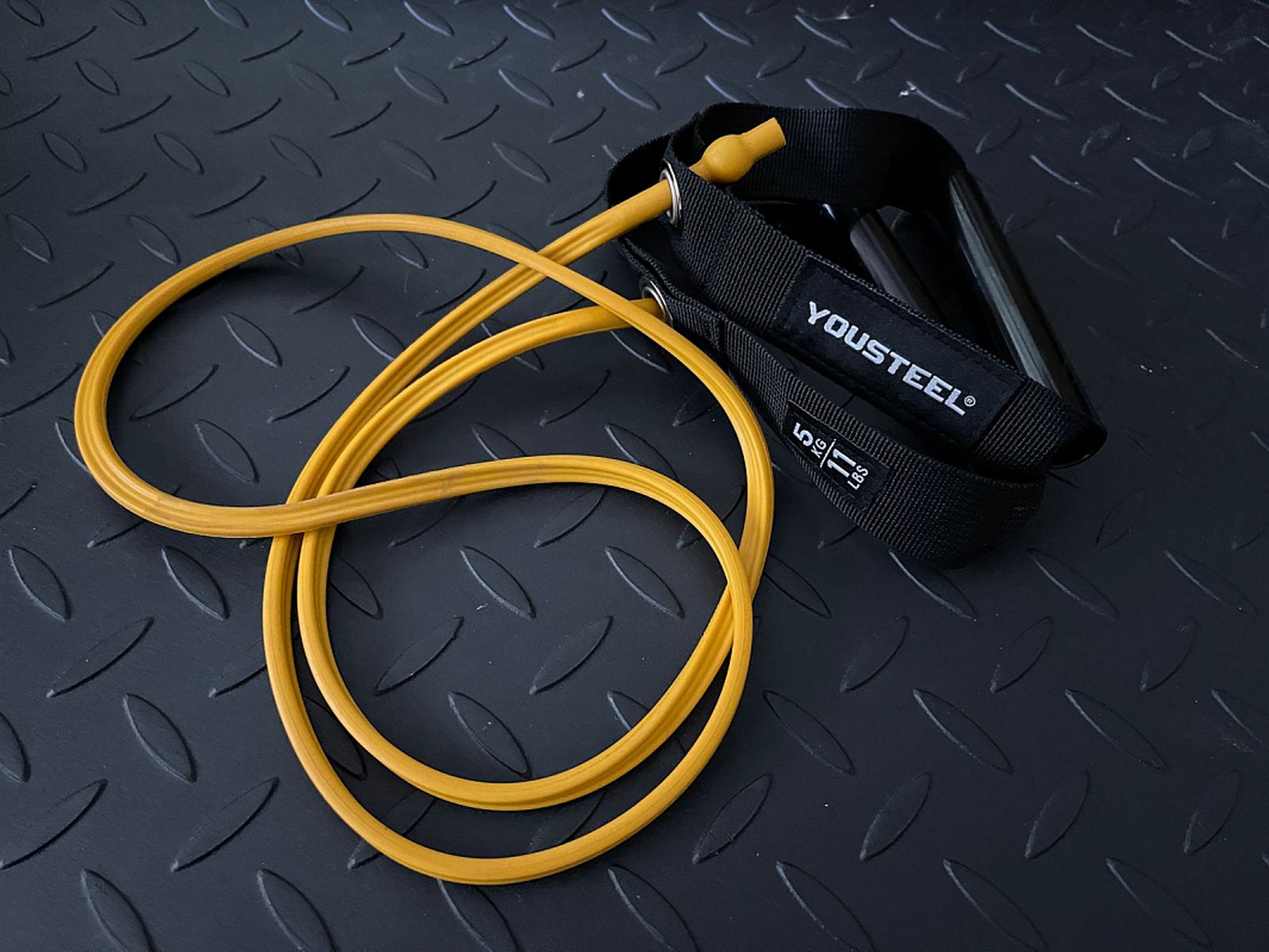 фото Эспандер с ручками yousteel hard 5kg желтый