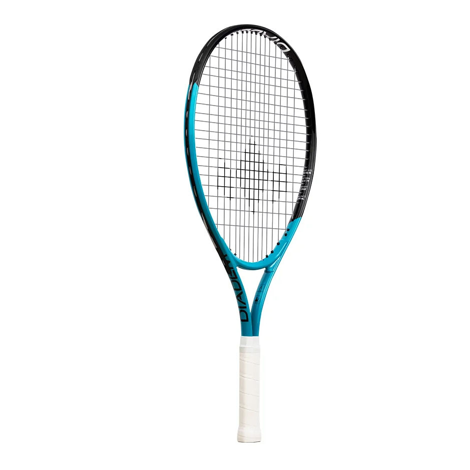 фото Ракетка для большого тенниса детская diadem super 23 gr00, rk-sup23-tl, для дет. 8-12 лет, алюминий, со струн, черная