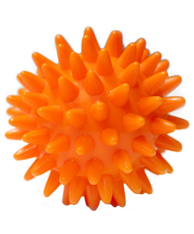 фото Мяч массажный star fit gb-601 6 см, оранжевый