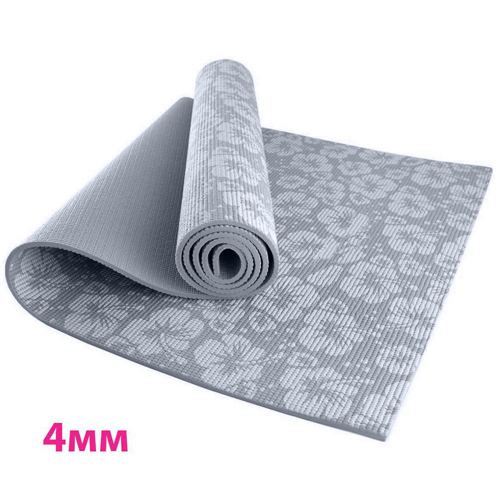 фото Коврик для йоги sportex 4 мм hkem113-04-gray серый