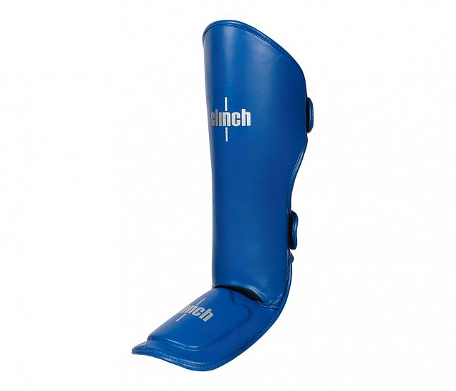 фото Защита голени и стопы clinch shin instep guard kick синяя