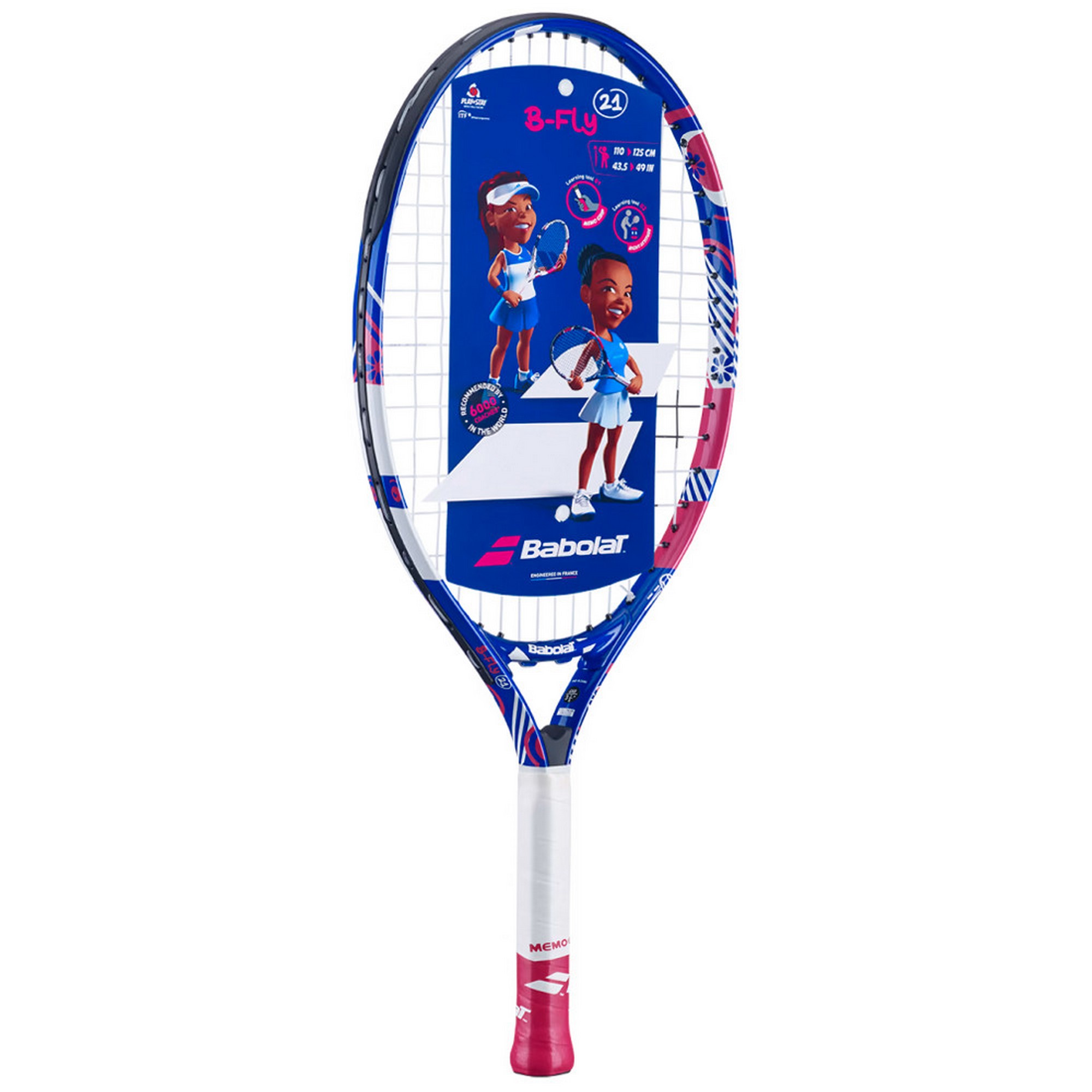фото Ракетка для большого тенниса детская babolat b`fly 21 gr000 140485 фиолетово-розовый