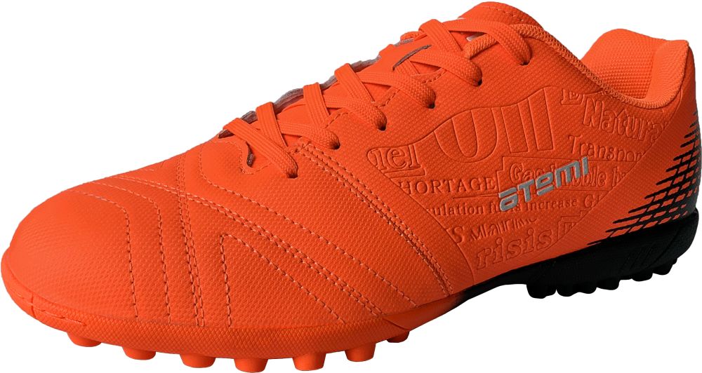 фото Бутсы футбольные atemi оранжевые, синтетическая кожа, sd550 turf