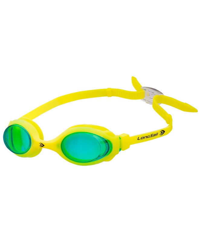 фото Очки для плавания longsail kids marine, зеленый/желтый (l041020)