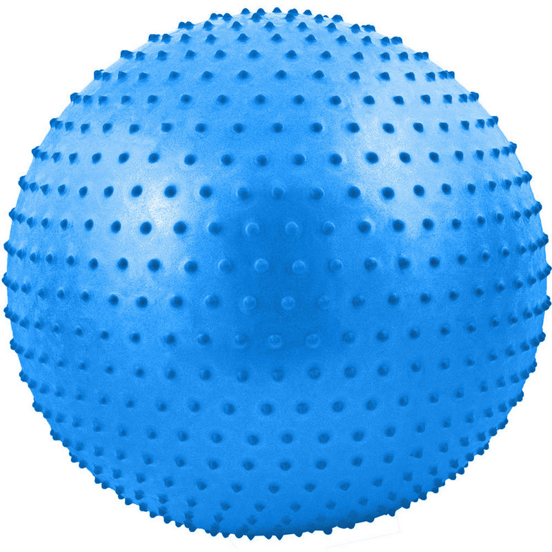 фото Мяч гимнастический anti-burst массажный 75 см fbm-75-5, синий nobrand
