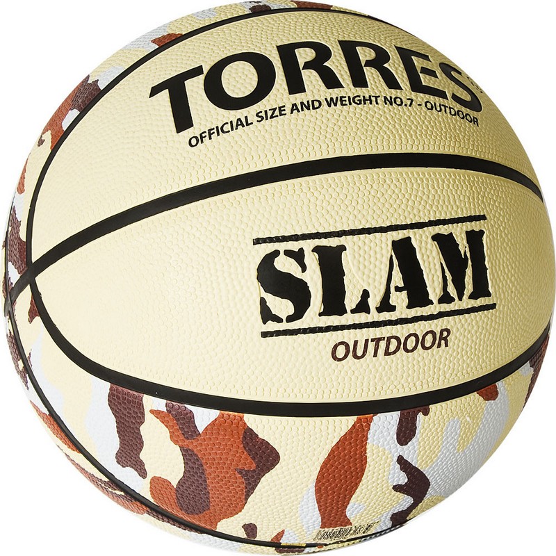 фото Мяч баскетбольный torres slam b02067 р.7