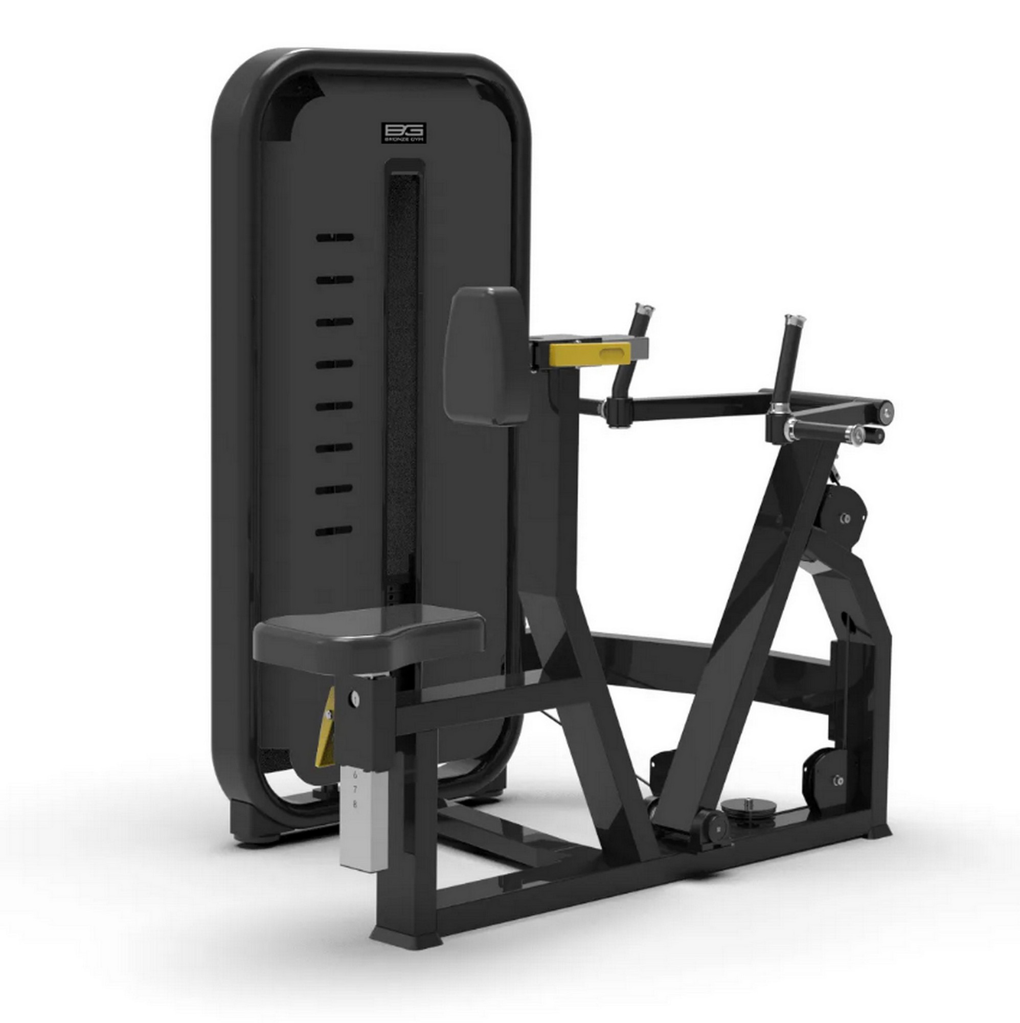 фото Гребная тяга с упором профессиональный bronze gym might 25