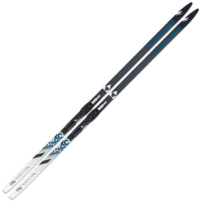 фото Лыжи беговые fischer twin skin sport ifp n43520v серый\белый