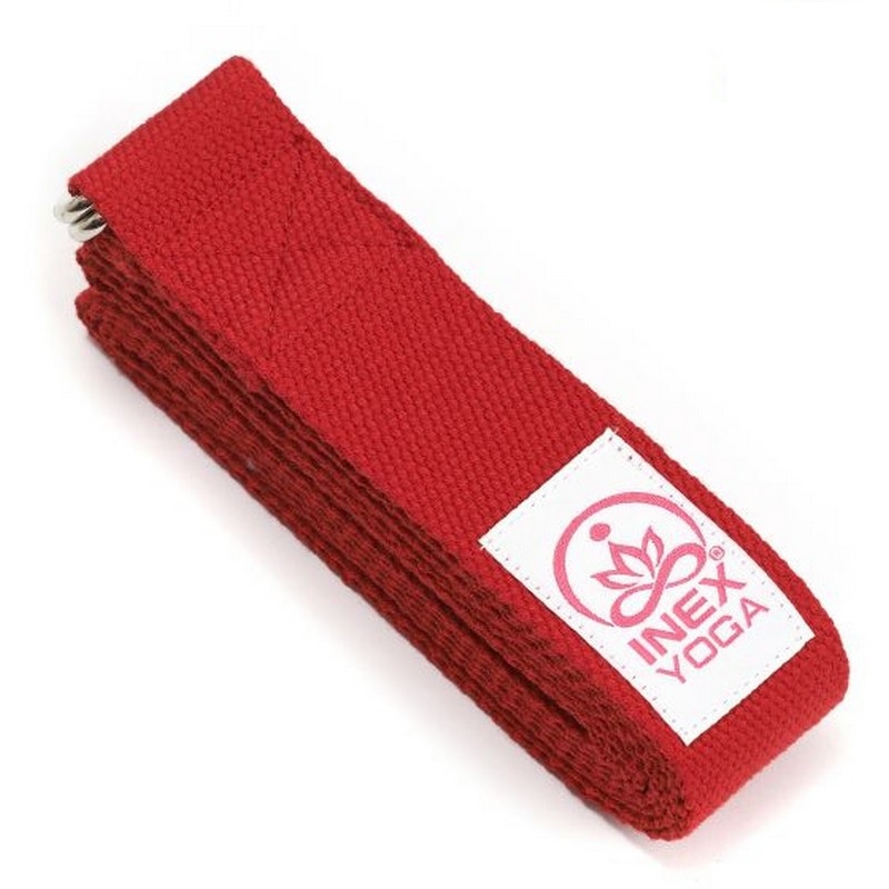 фото Ремень для йоги inex stretch strap hg\ystrap-rd\24-rd-00 красный