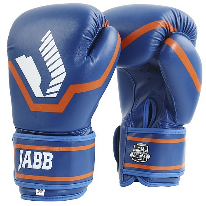 фото Боксерские перчатки jabb je-2015/basic 25 синий 10oz
