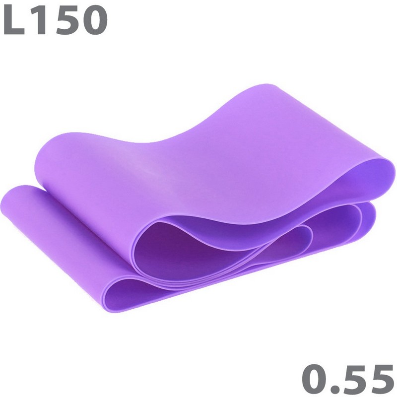 фото Эспандер sportex тпе лента для аэробики 150х15х0,055 см mtpr/l-150-55 фиолетовый