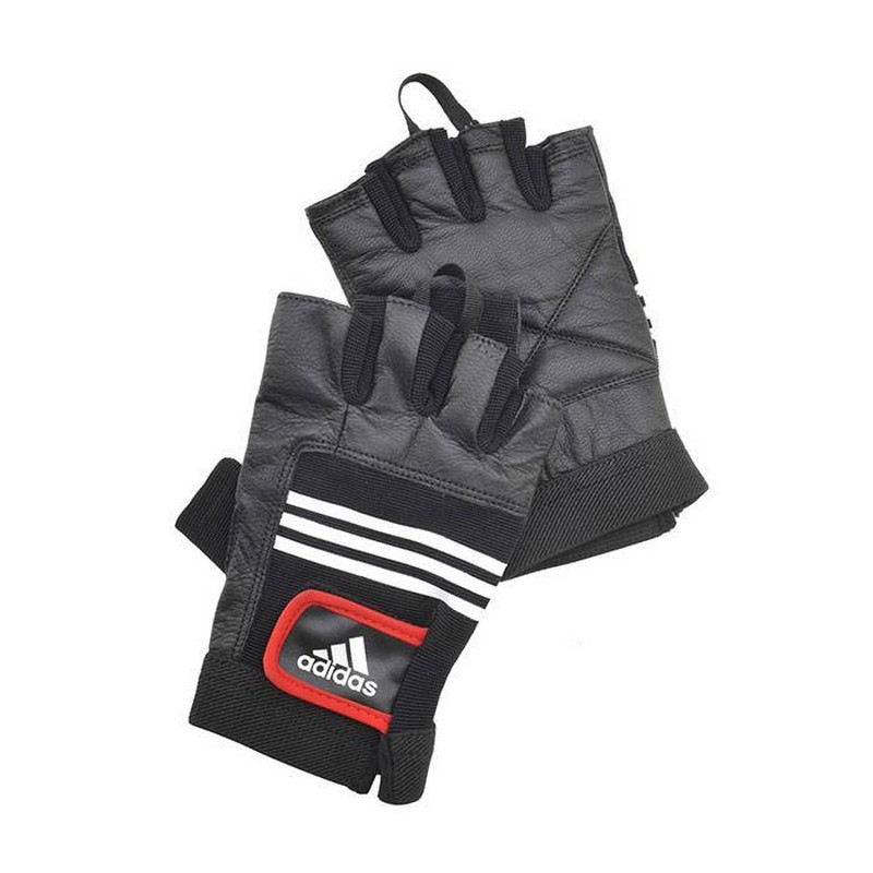 фото Тяжелоатлетические перчатки adidas кожа adgb-1212