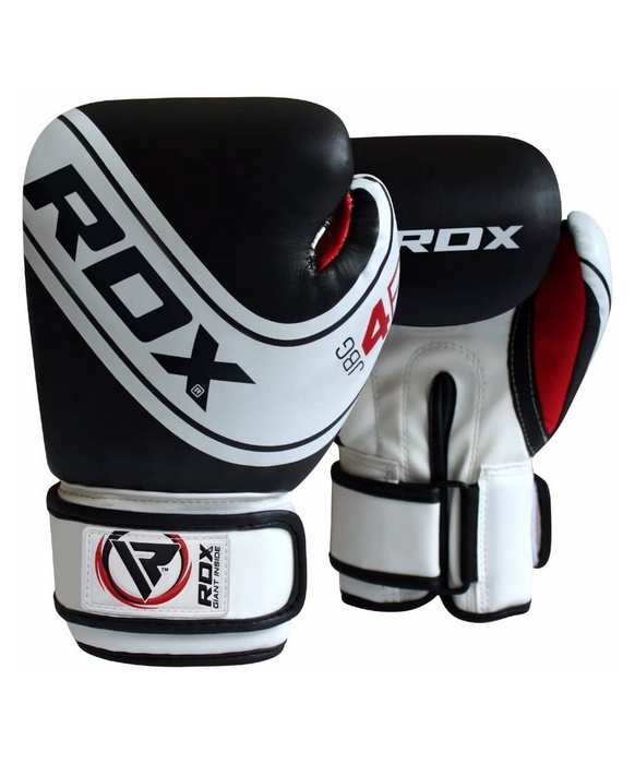 фото Перчатки боксерские rdx kids white/black jbg-4b-4oz, 4 oz