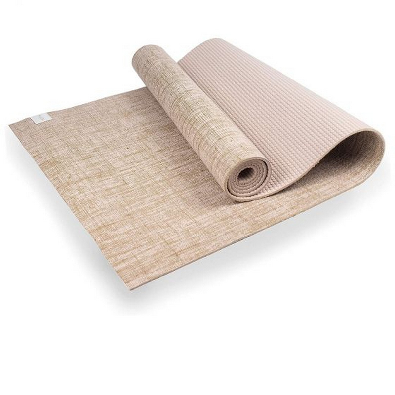 фото Коврик для йоги 183x61x0,5 см myga yoga mat jute ry1313 джут