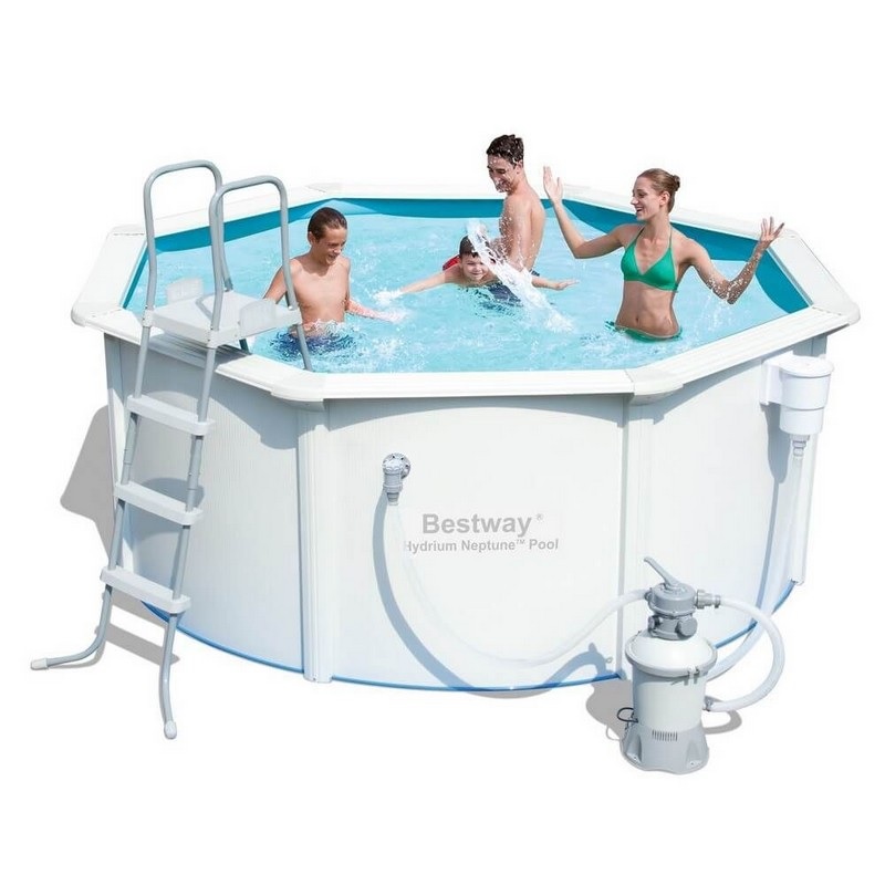 фото Бассейн со стальными стенками 305х122 см bestway 56284