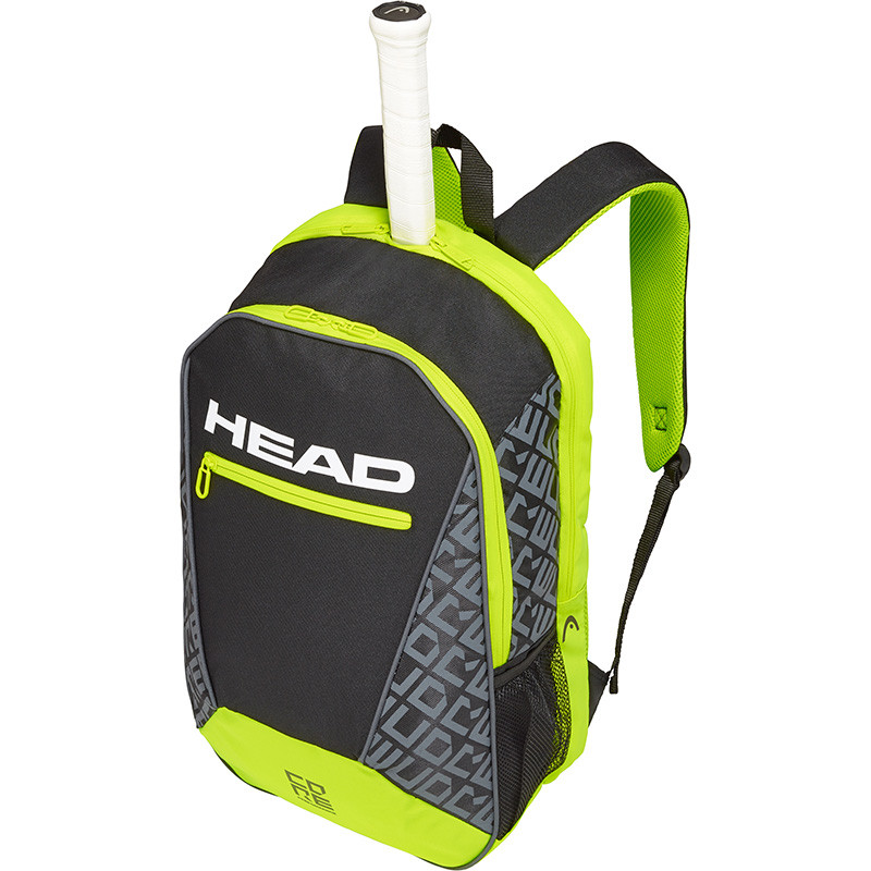 фото Рюкзак спортивный head core backpack 283539(bkny), с карманом под 1 тен.ракетку, черно-ярко зеленый