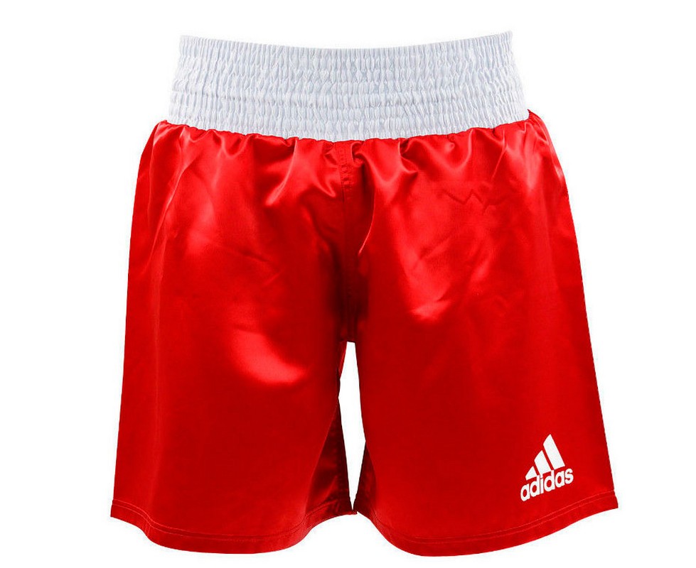 фото Шорты боксерские adidas multi boxing shorts красные adismb01