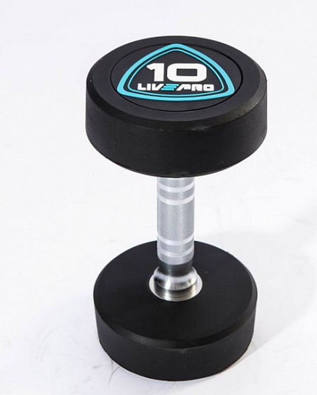 фото Гантели в уретане 1 кг live pro studio dumbbells lp8075-01