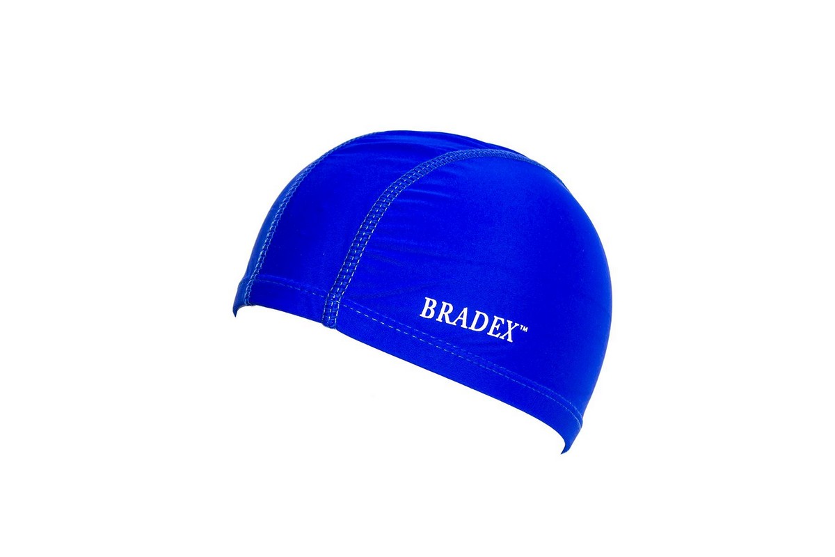 фото Шапочка для плавания bradex sf 0325 синий