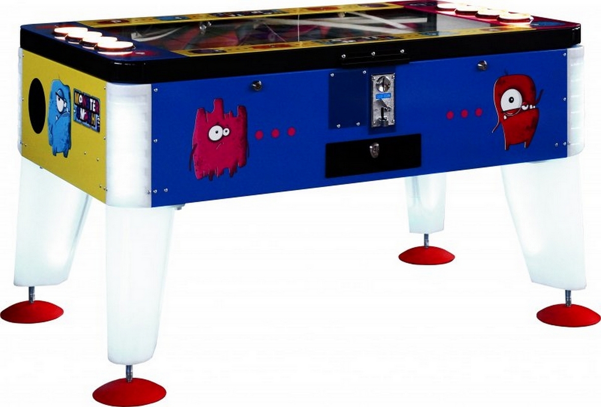 фото Интерактивный игровой стол wik monster smash (127x79x87см, жетоноприемник)