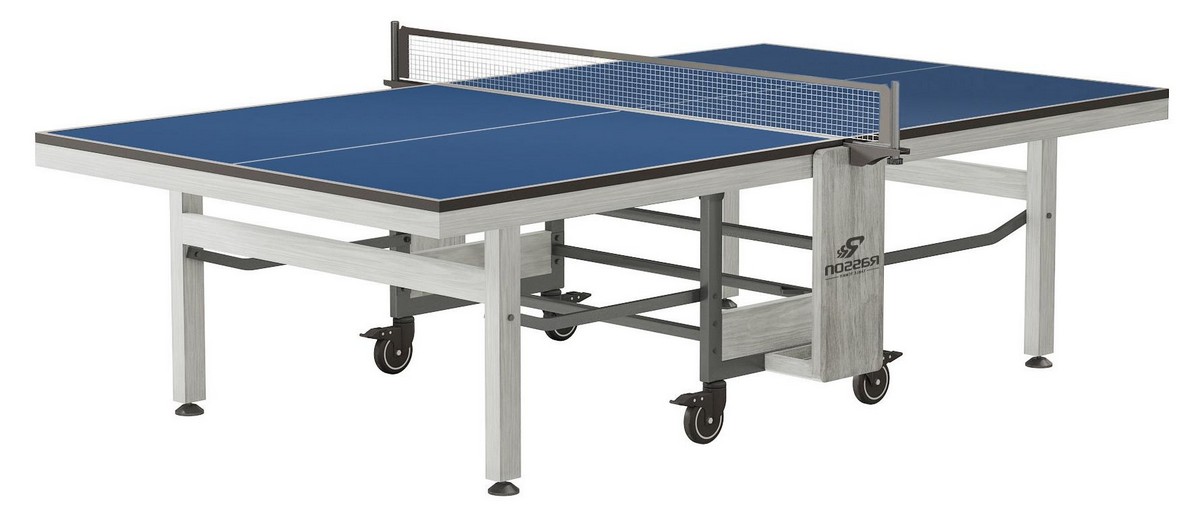 фото Складной стол для настольного тенниса rasson premium r200 51.200.00.2 серебрянный туман