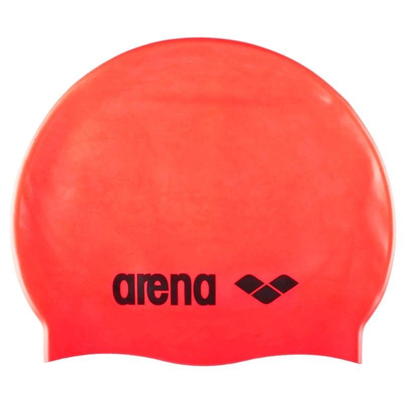 фото Шапочка для плавания arena classic silicone силикон ярко-красный