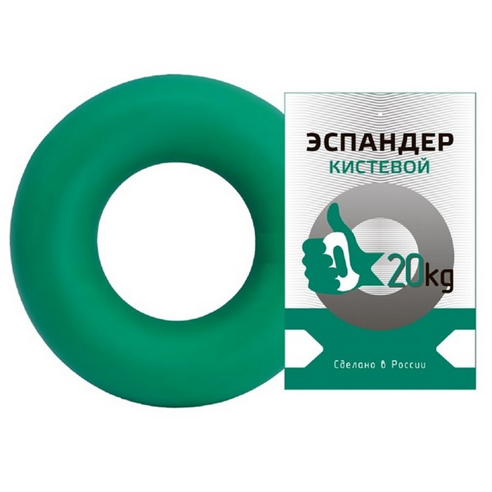 фото Эспандер sportex кистевой fortius, кольцо 20 кг (зеленый)