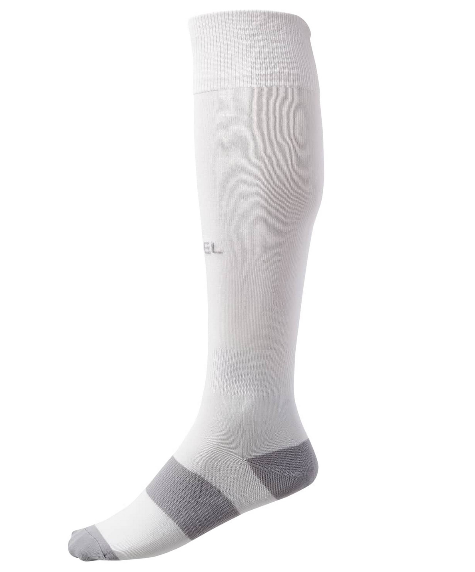 фото Гетры футбольные j?gel camp basic socks, белый\серый\серый