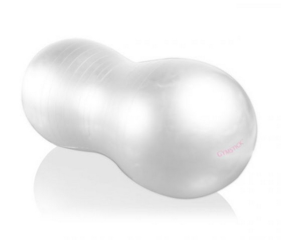 фото Гимнастический мяч d36см gymstick oval gymball gs\62003\sl-36-00 серебряный