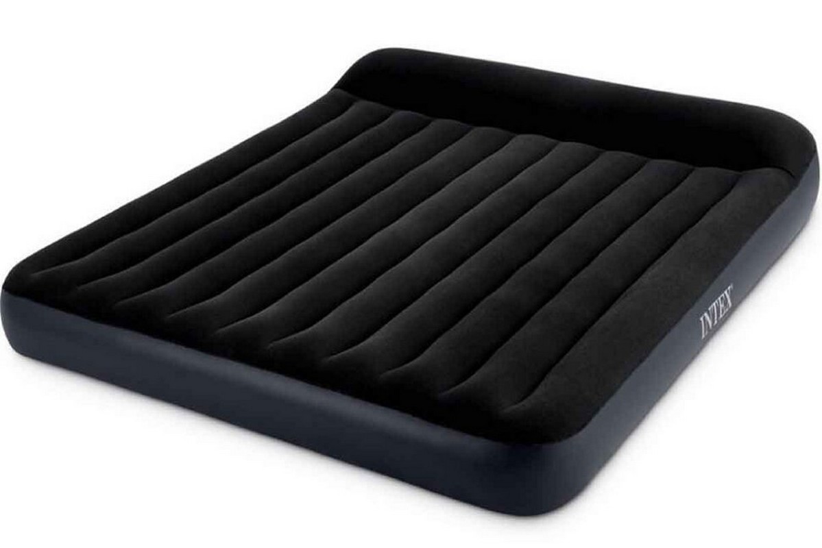 фото Надувной матрас (кровать) 203х152х25см intex queen pillow rest classic airbed 64150