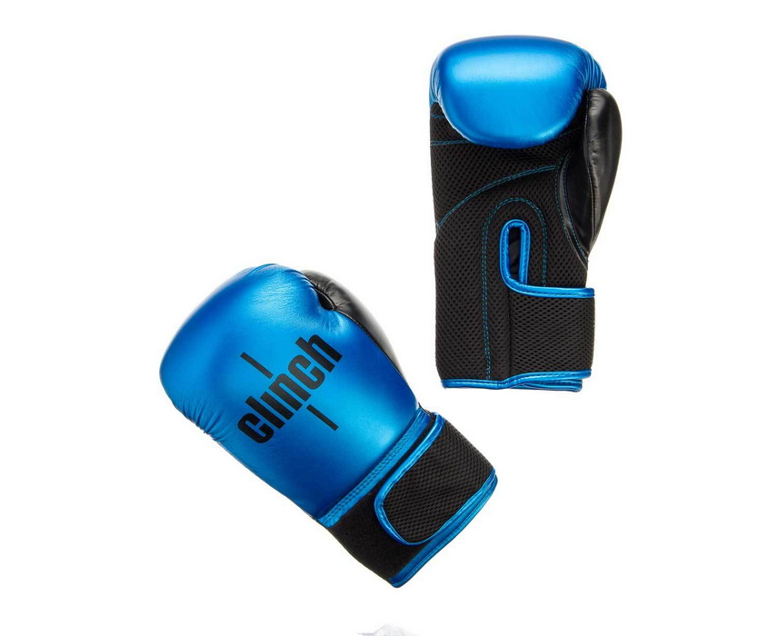 фото Боксерские перчатки clinch aero c135 сине/черные 10 oz