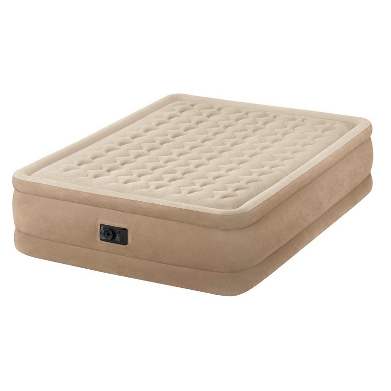 фото Надувная кровать intex ultra plush bed 152х203х46см, встроенный насос 220v 64458