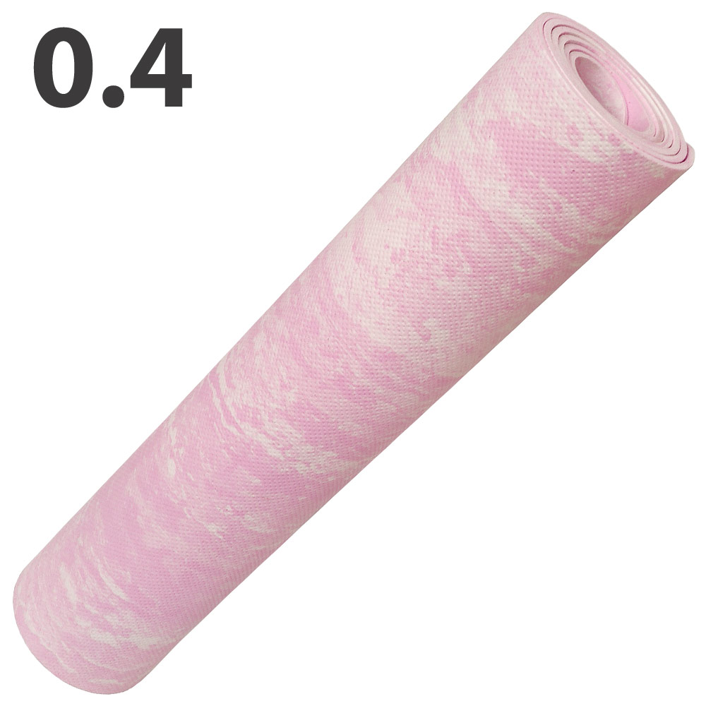 фото Коврик для йоги sportex e40030 эва 173х61х0,4 см (розовый мрамор)