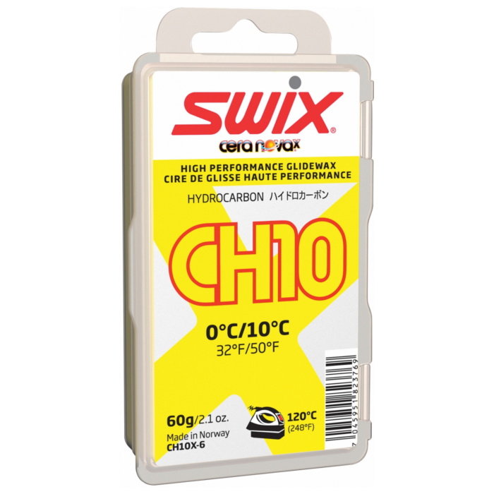 фото Парафин углеводородный swix ch10x yellow (0°с +10°с) 60 г. ch10x-6