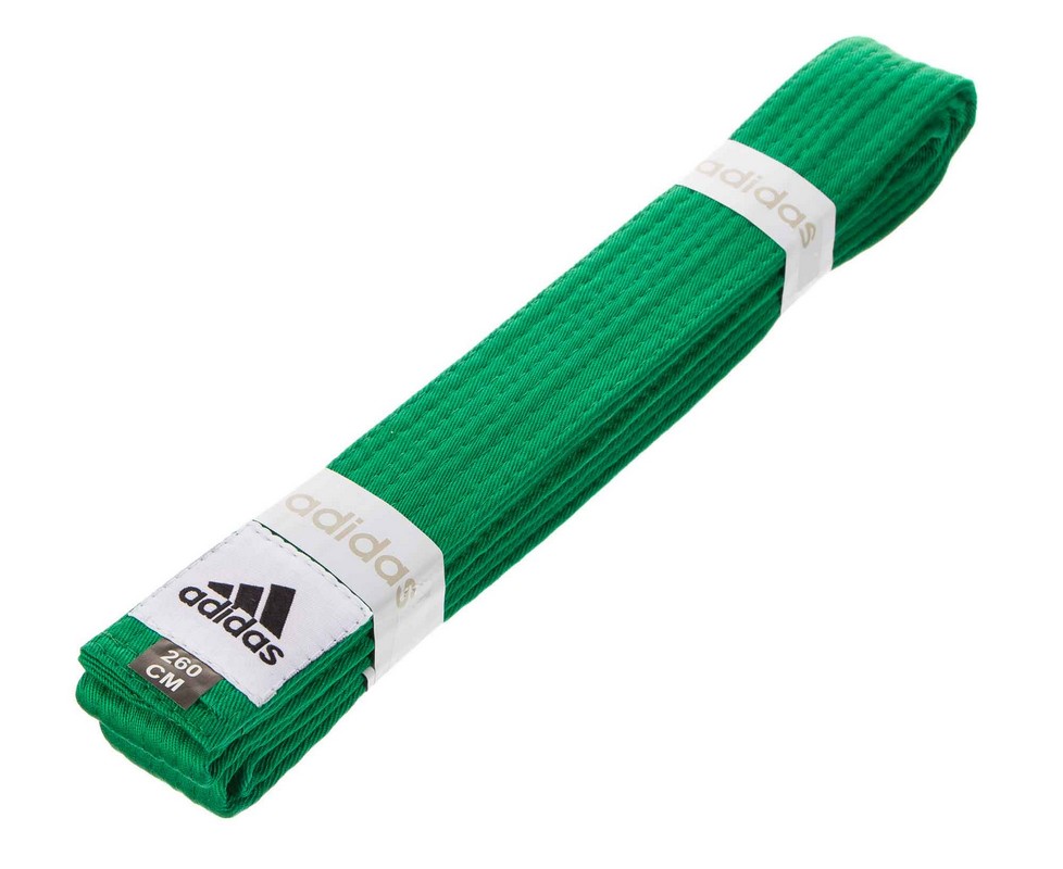 фото Пояс для единоборств adidas club 300см adib220 зеленый